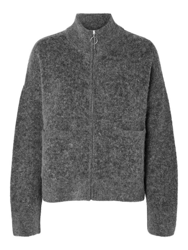 SELECTED FEMME Cardigan Modischer Strick mit Reißverschluss-Detail Knit Cardigan von SELECTED FEMME