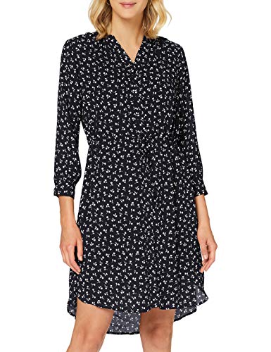 SELECTED FEMME Damen Slfdamina 7/8 Aop Dress B Noos, Black/Aop:flower Aop, 40 von SELECTED FEMME