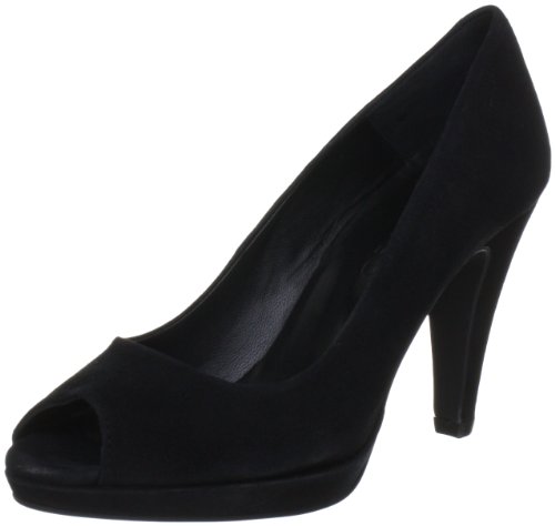 SELECTED FEMME Damen NINA PEEP Toe HIGH Heel Pumps, Schwarz (Black) von SELECTED FEMME