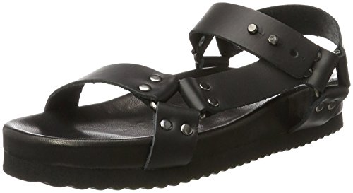 SELECTED FEMME Damen SFAMANDA Offene Sandalen, Schwarz (Black), 37 EU von SELECTED FEMME