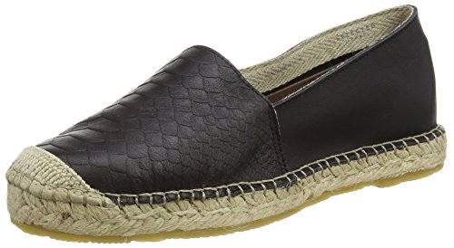 SELECTED FEMME Damen SFMARLEY Embossed Espadrilles, Schwarz (Black), 38 von SELECTED FEMME