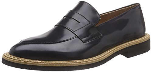 SELECTED FEMME Damen SFMIRA Leather Loafer Slipper, Blau (Navy Blazer), 38 von SELECTED FEMME