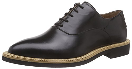 SELECTED FEMME Damen SFMIRA Leather Shoe Derby, Schwarz (Black), 37 von SELECTED FEMME