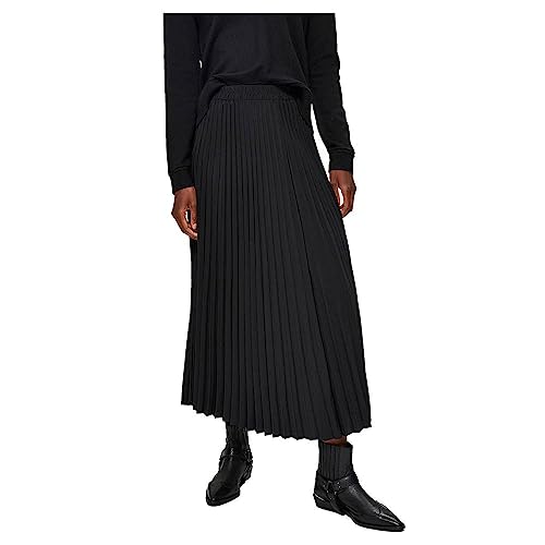 SELECTED FEMME Damen SLFALEXIS MW MIDI Skirt NOOS Rock, Black, 42 von SELECTED FEMME