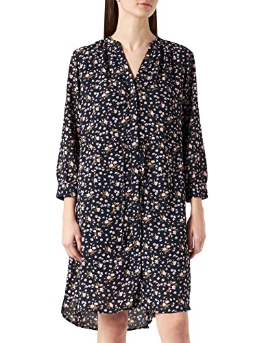 SELECTED FEMME Damen SLFDAMINA 7/8 AOP Dress B NOOS Kleid, Dark Sapphire/AOP:AOP, 38 von SELECTED FEMME