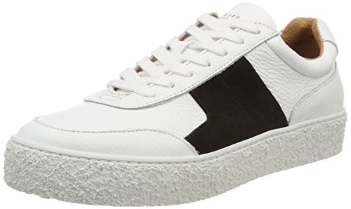 SELECTED FEMME Damen SLFDINA Leather Trainer B Sneaker, Schwarz (Black Black), 36 EU von SELECTED FEMME