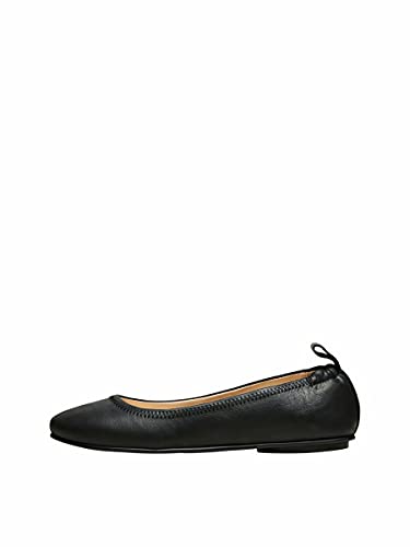 SELECTED FEMME Damen SLFEMMA Leather Ballerina B Ballerinas, Black, 36 EU von SELECTED FEMME