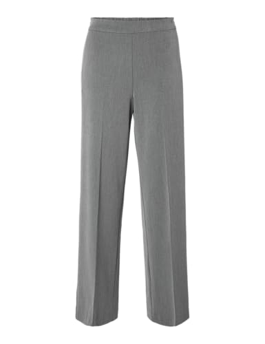 SELECTED FEMME Damen SLFEMMA-Tara MW Wide Pant NOOS Hose, Medium Grey Melange, 42 von SELECTED FEMME