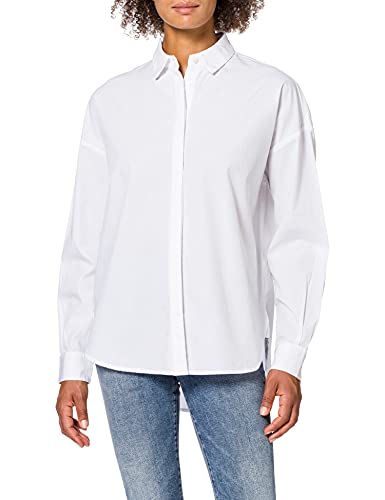 Selected Femme Damen Slfhema Ls Shirt B Noos Hemd, Bright White, 34 von SELECTED FEMME