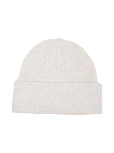 SELECTED FEMME Damen SLFMALINE Knit Beanie NOOS Strickmütze, Beige, Einheitsgröße von SELECTED FEMME