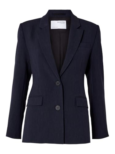 SELECTED FEMME Damen SLFRITA LS CLASSIC DSM NOOS Blazer, Dark Sapphire/Detail:Melange, 36 SELECTED FEMME Damen SLFRITA LS CLASSIC DSM NOOS Blazer, Dark Sapphire/Detail:Melange, 36 von SELECTED FEMME
