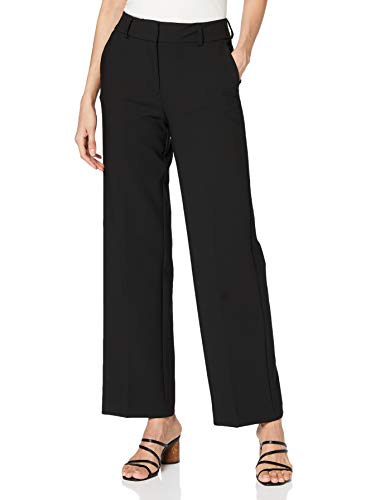 Selected Femme Damen SLFRITA MW Wide Pant Black B NOOS Hose, 34 von SELECTED FEMME