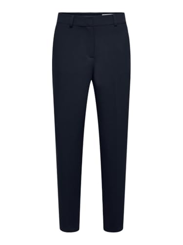 SELECTED FEMME Damen SLFRITA-RIA MW Crop Pant DSM NOOS Hose, Dark Sapphire/Detail:Melange, 34 von SELECTED FEMME