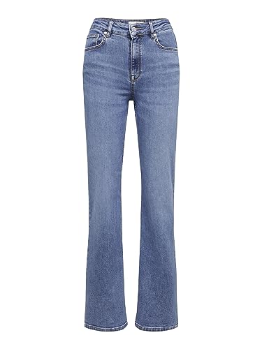 SELECTED FEMME Damen SLFTONE HW MID BLUE BOOTCUT JEANS W NOOS, Medium Blue Denim, 26W 32L EU von SELECTED FEMME