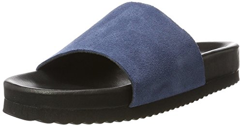 SELECTED FEMME Damen Sfaugusta Slider Flip Flops, Blau (Allure), 39 EU von SELECTED FEMME