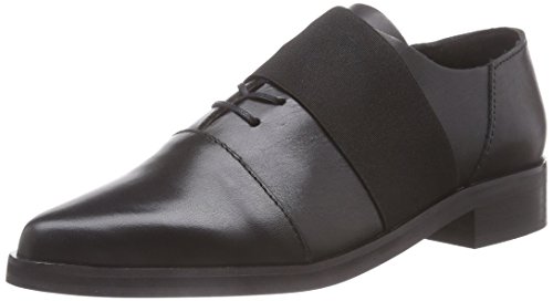 SELECTED FEMME Damen Sfelin Leather Shoe F Oxford, Schwarz (Black) von SELECTED FEMME