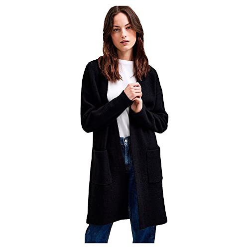 SELECTED FEMME Damen Slfdarla Ls Knit Cardigan B Noos Strickjacke, Schwarz, XS EU von SELECTED FEMME