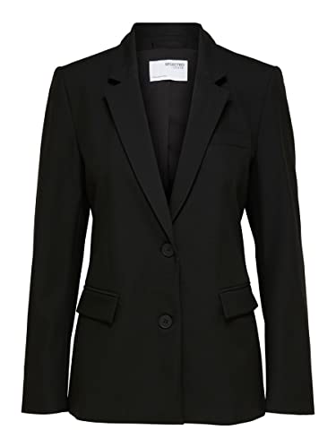 SELECTED FEMME Damen Slfeliana Noos Blazer, Schwarz, 40 EU von SELECTED FEMME