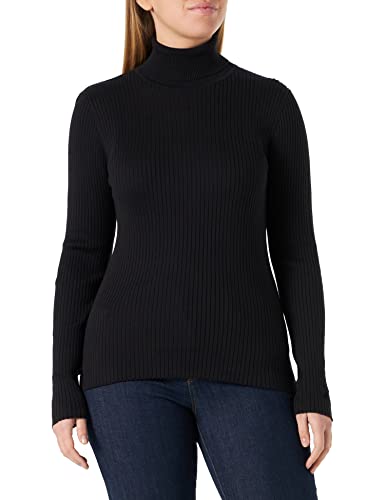 SELECTED FEMME Damen Slflydia Costa Knit Rollneck B Langarmshirt, Schwarz, M EU von SELECTED HOMME