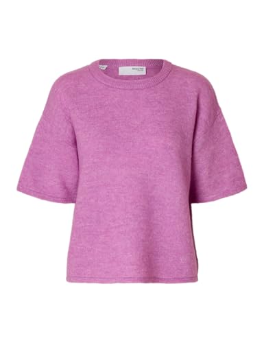 SELECTED FEMME Damen Slfmaline-Liliana 2/4 Knit O-Neck Noos Gestricktes T-Shirt, First Bloom, S EU von SELECTED FEMME