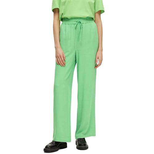SELECTED FEMME Damen Slfviva-gulia Hw Long Linen Pant Noos Hosen, Absinthe Green, 34 EU SELECTED FEMME Damen Slfviva-gulia Hw Long Linen Pant Noos Hosen, Absinthe Green, 34 EU von SELECTED FEMME