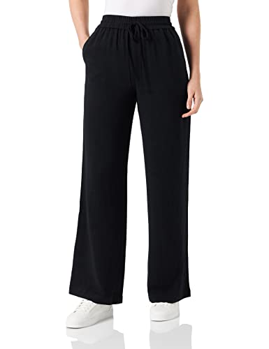 SELECTED FEMME Damen Slfviva-gulia Hw Long Linen Pant Noos Hosen, Schwarz, 36 EU von SELECTED FEMME