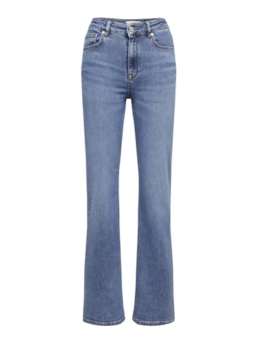 SELECTED FEMME Damen SLFTONE HW MID BLUE BOOTCUT JEANS W NOOS, Medium Blue Denim, 31W / 32L EU von SELECTED FEMME