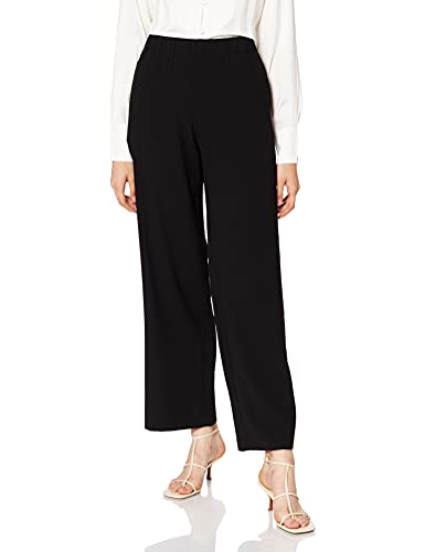 Damen Selected Weit Geschnittene Stoffhose | Schlupf Marlene Hose SLFINNI-Relaxed | Culotte Palazzo Pants, Farben:Schwarz, Größe:38 von EGOMAXX