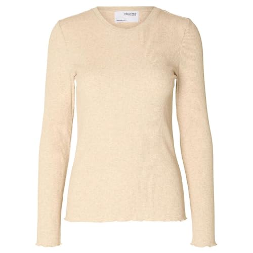 SELECTED FEMME Female Oberteil mit Langen Ärmeln Geripptes von SELECTED FEMME