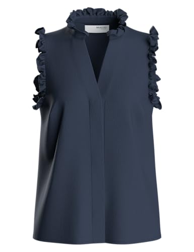 SELECTED FEMME Female Oberteil mit Rüschen Ärmelloses von SELECTED FEMME