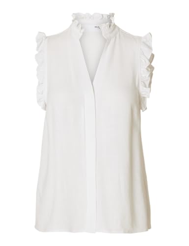 SELECTED FEMME Female Oberteil mit Rüschen Ärmelloses von SELECTED FEMME