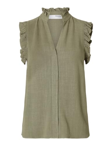 SELECTED FEMME Female Oberteil mit Rüschen Ärmelloses von SELECTED FEMME