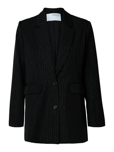 SELECTED FEMME Female Oversize-Blazer Silbernadelstreifen von SELECTED FEMME