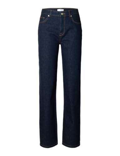 SELECTED FEMME Female Straight Fit Jeans Dunkelblaue von SELECTED FEMME