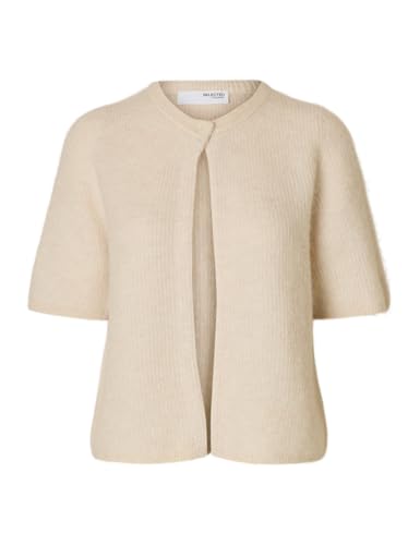 SELECTED FEMME Female Strickjacke Wollgemisch Kurzarm von SELECTED FEMME