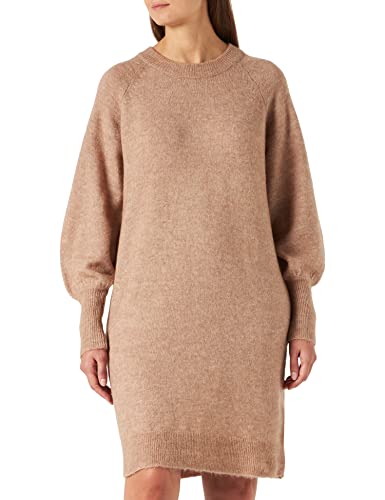 SELECTED FEMME Women's SLFLULU LS Knit Dress O-Neck B NOOS Strickkleid, Amphora, S von SELECTED FEMME