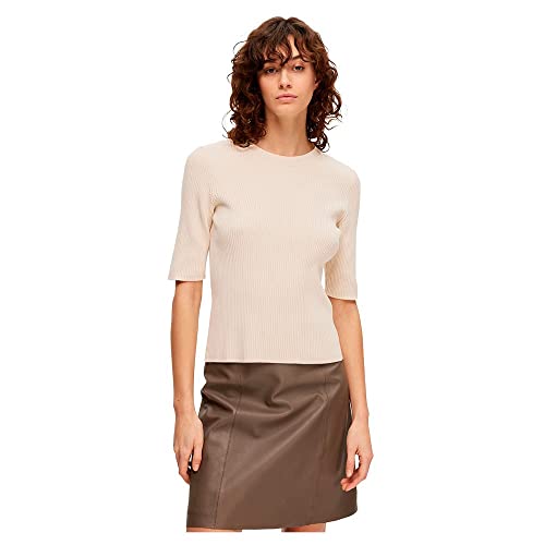 SELECTED FEMME Damen Slfmala 2/4 Knit O-neck B Noos Shirt, Birch, M EU von SELECTED FEMME