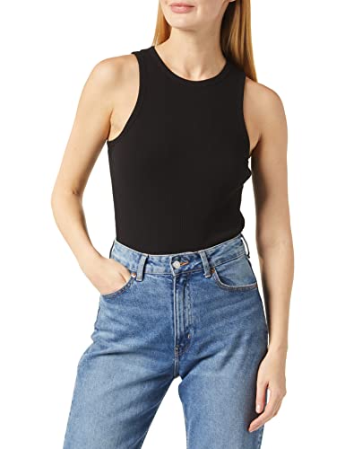 SELECTED FEMME Damen Slfanna O-neck Tank Noos Top, Schwarz, M EU von SELECTED FEMME