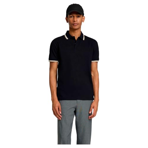 SELECTED FEMME Herren Slhslim-Atlas Sport Ss Polo, Schwarz, XXL EU von SELECTED FEMME