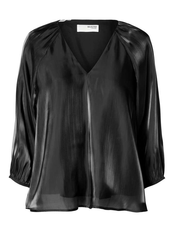 SELECTED FEMME Langarmbluse SLFArina (1-tlg) Drapiert/gerafft von SELECTED FEMME