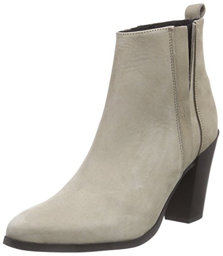 SELECTED FEMME Sfnikole Nubuck Boot F, Damen Ankle Boots, Grau (Grey), 39 EU von SELECTED FEMME