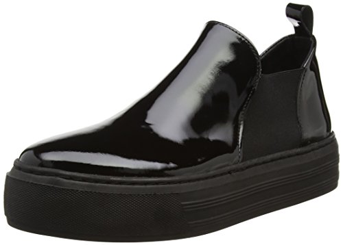 SELECTED FEMME Sfvigga Patent Platform Shoe F, Damen Slipper, Schwarz (Black), 40 EU von SELECTED FEMME