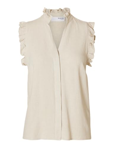 SELECTED FEMME Female Oberteil mit Rüschen Ärmelloses von SELECTED FEMME