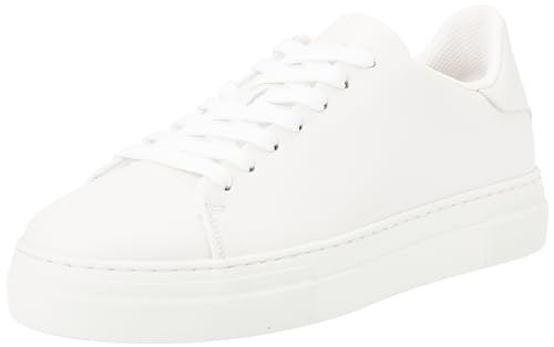 SELETED HOMME Herren SLHDAVID Chunky Leather NOOS Sneaker, White, 44 EU von SELECTED FEMME