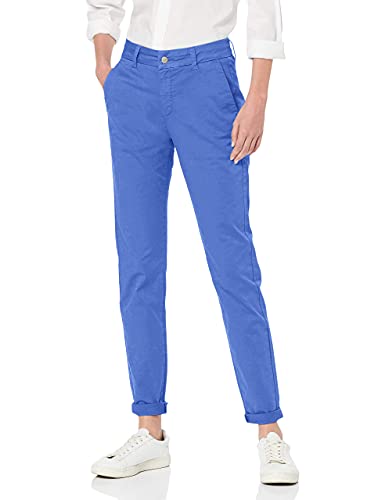 Selected Femme NOS Damen SLFMEGAN MW Chino W Hose, Blau (Dazzling Blue), W(Herstellergröße: 40) von SELECTED FEMME