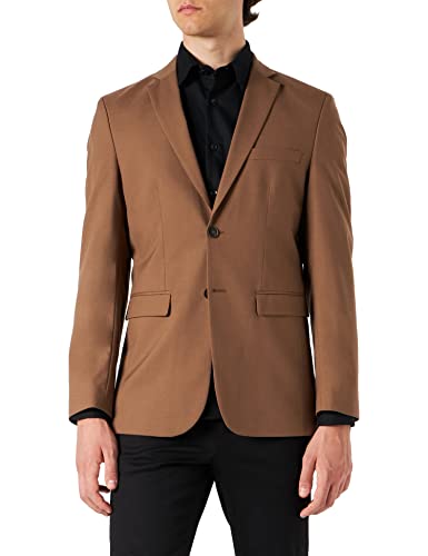 SELECTED HOMME BLACK Men's SLHSLIM-MYLOLOGAN D Camel BLZ B NOOS Sakko, 102 von SELECTED HOMME BLACK