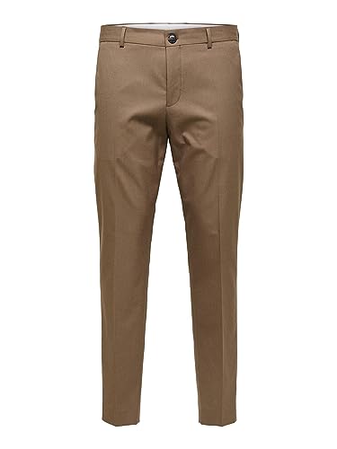 SELECTED HOMME BLACK Men's SLHSLIM-MYLOLOGAN D Camel TRS B NOOS Hose, 44 von SELECTED HOMME