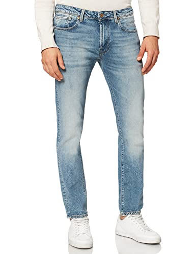 SELECTED HOMME BLUE Herren SLHSLIM-Leon 6290 L ST U NOOS Jeans, Light Blue Denim, 38/34 von SELECTED HOMME