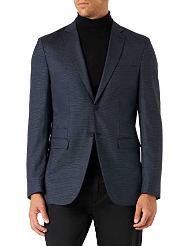 SELECTED HOMME BLACK Men's SLHSLIM-TIMELOGAN Blue STRUC BLZ B NOOS Sakko, Sky Captain/Detail:Structure, 50 von SELECTED HOMME BLACK