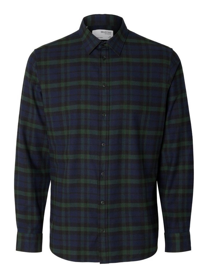 SELECTED HOMME Langarmhemd SLHSLIMOWEN-FLANNEL SHIRT LS NOOS von SELECTED HOMME